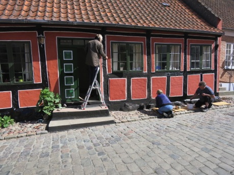 some house painting in Aeroskobing